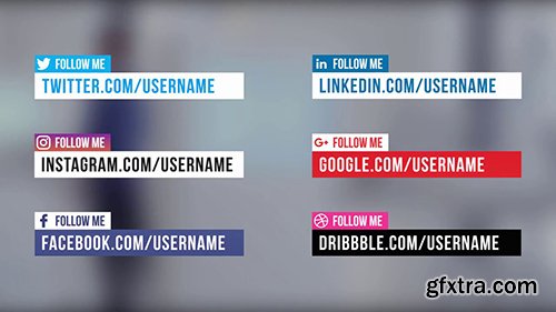 Social Lower Thirds 86523