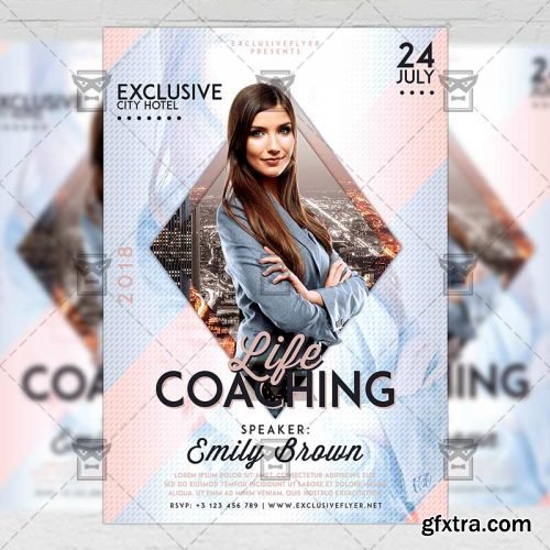 Life Coaching – Business A5 Flyer Template