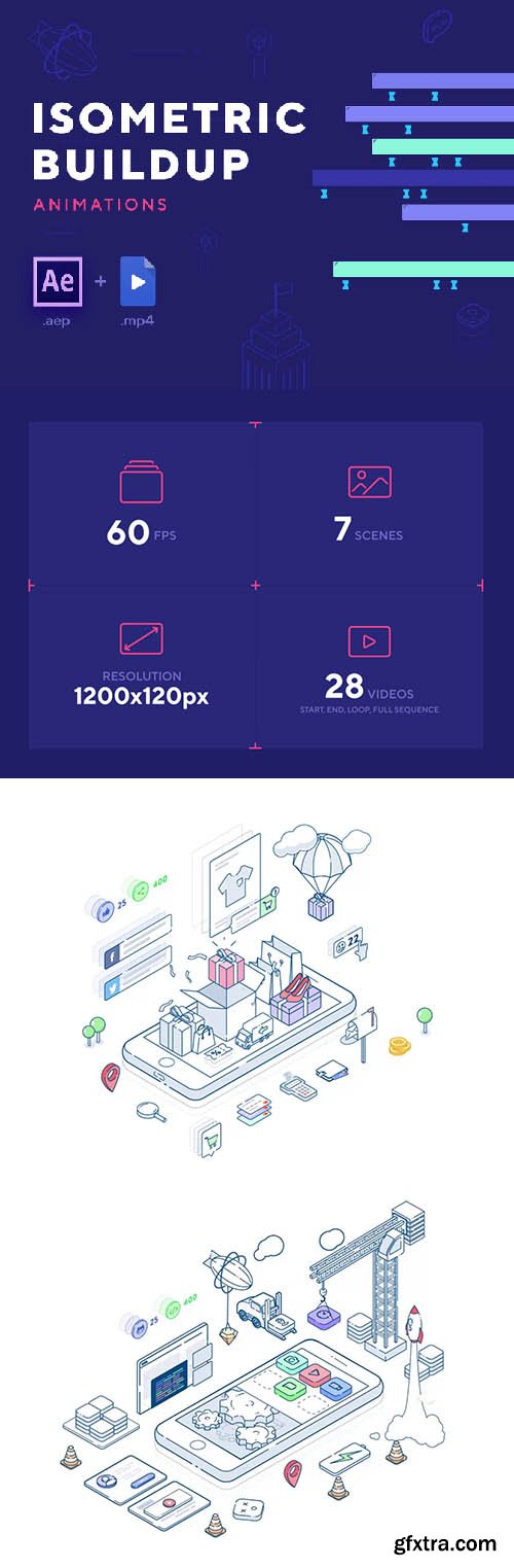 Isometric Buildup Animations Isometric Buildup Animations