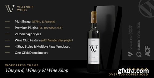 ThemeForest - Villenoir v3.8 - Vineyard, Winery & Wine Shop - 15605053