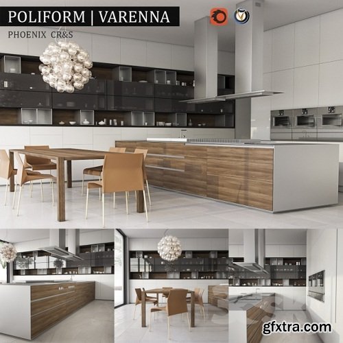 Kitchen Varenna Phoenix 3d Model