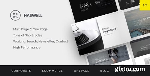 ThemeForest - Haswell v1.9.2 - Multipurpose One Multi Page Template - 12087194