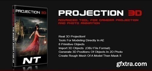 Projection 3D v1.03 Plug-in for After Effects macOS