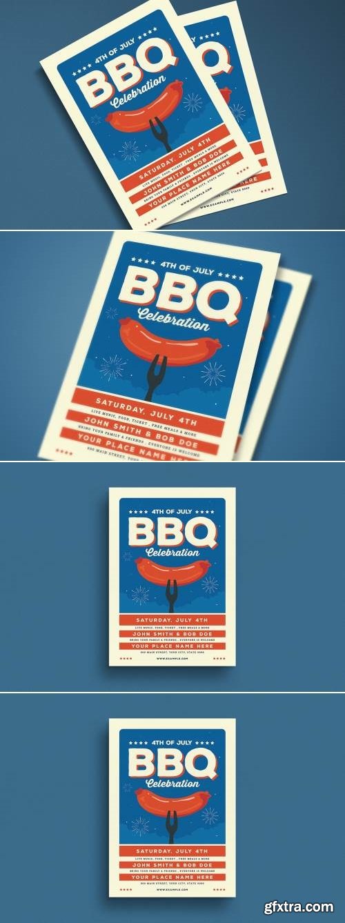 4th Of July BBQ Party Flyer