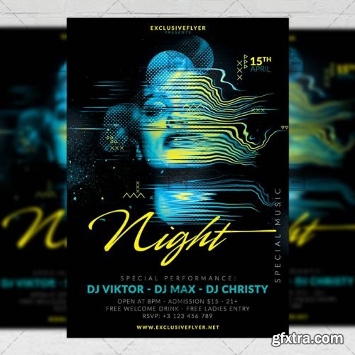 Special Music Nights – Club A5 Flyer Template