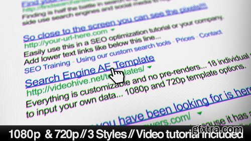 Videohive Internet Search Engine Screen Close-Up 6546852