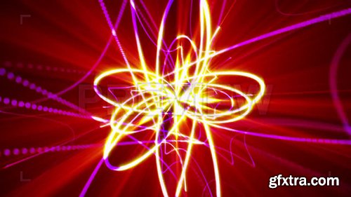 Abstract Strokes Red Background Loop 69598