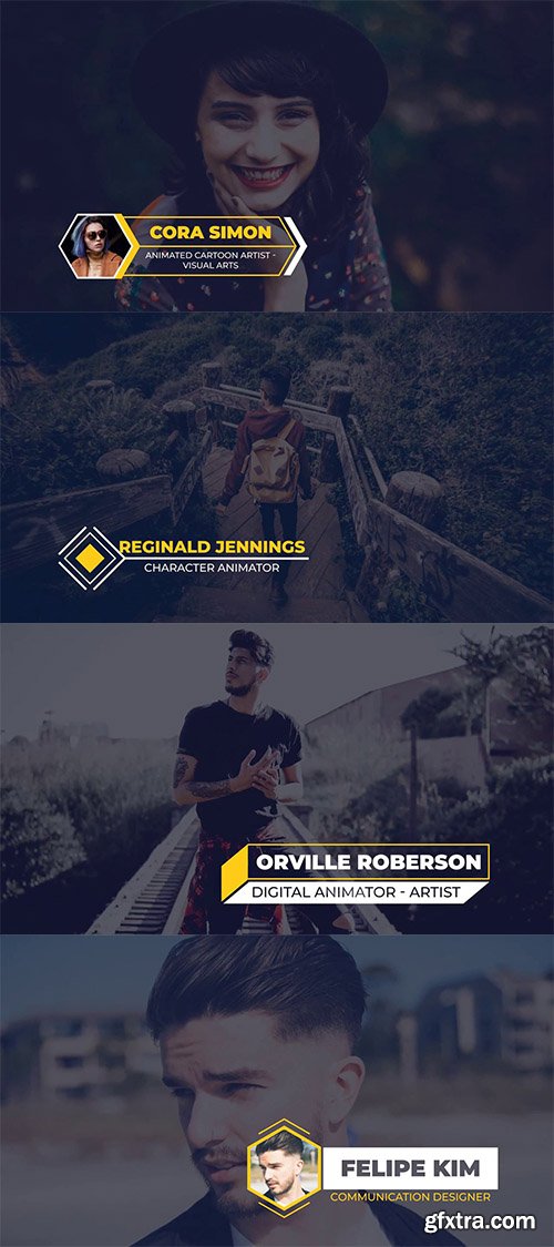 Clean & Modern Lower Thirds 87872