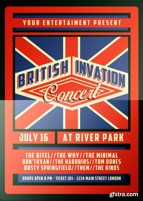 CM - British Invasion Concert Flyer 2516529