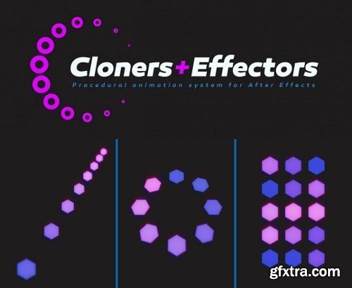 Cloners + Effectors v1.2 Plugin for After Effects macOS