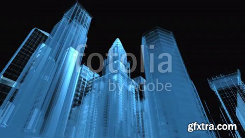 Wire Frame Abstract City 207611229 Wire Frame Abstract City 207611229