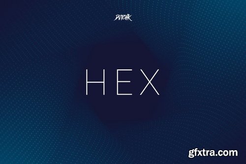 Hex  Geometric Spiral Backgrounds Vol 03