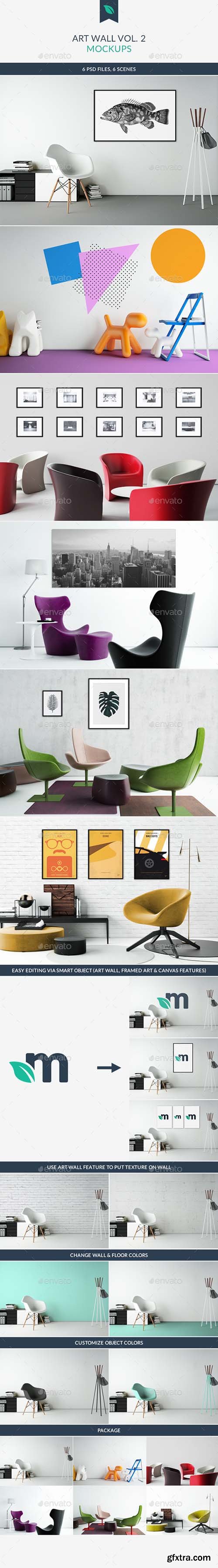 Art Wall Mockups Vol.2 19483421 Art Wall Mockups Vol.2 19483421