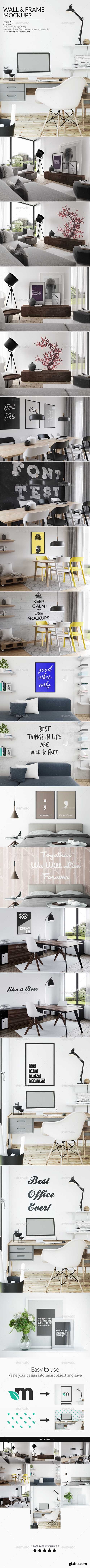 Art Wall & Frame Mockups 19607676 Art Wall & Frame Mockups 19607676