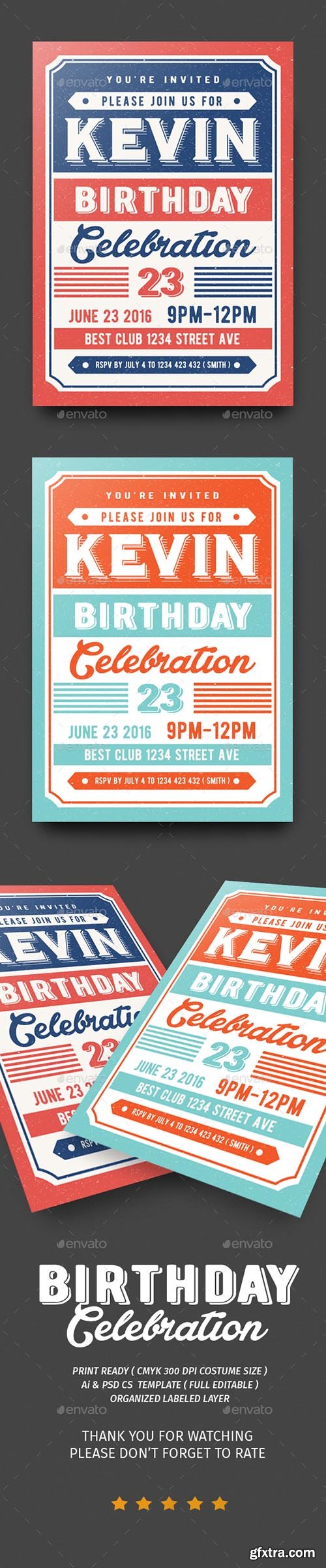 Vintage Birthday Cerebration 16618089