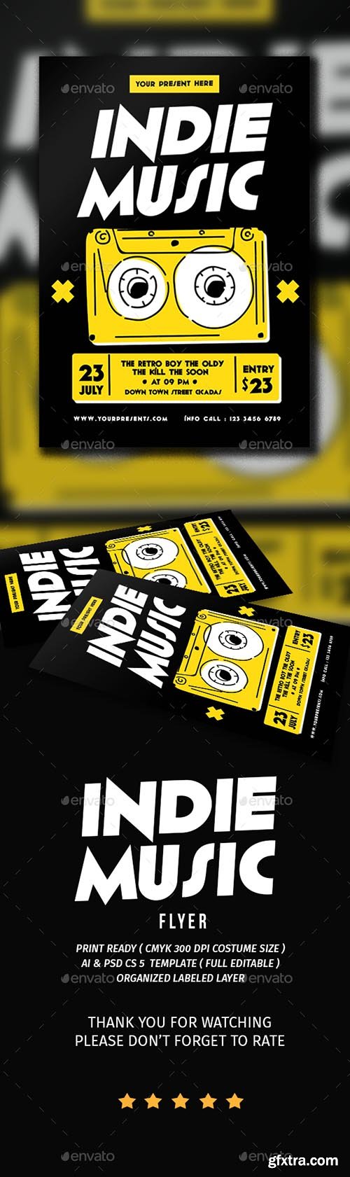 Indie Music Flyer 16645142