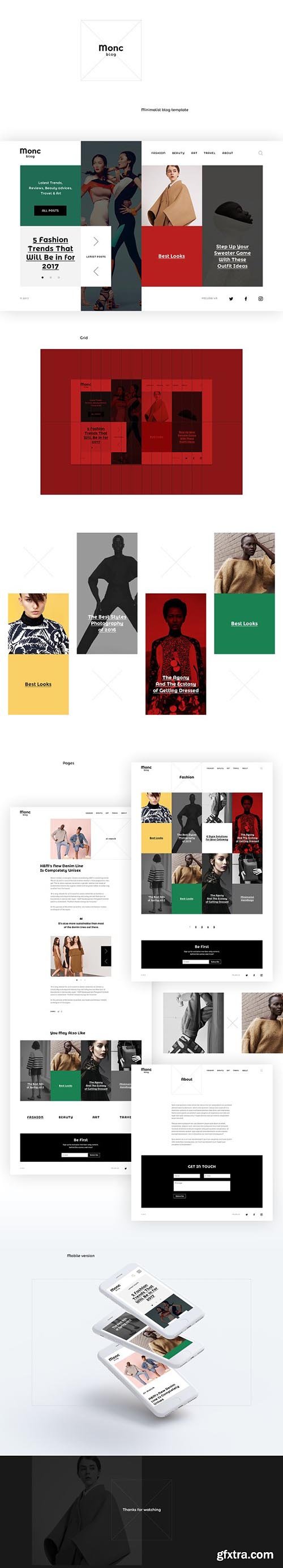 Monc Blog Template