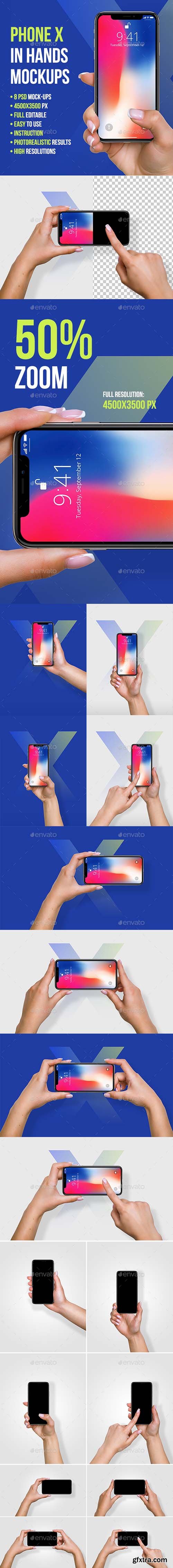 Phone X in Hands Mockups 22077941 Phone X in Hands Mockups 22077941