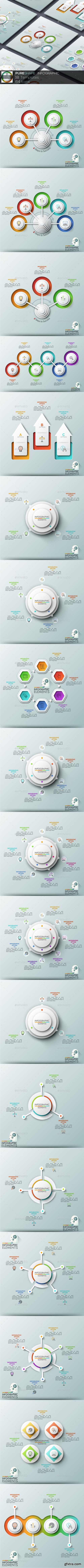 Pure Shape Infographic. Set 11 20447882