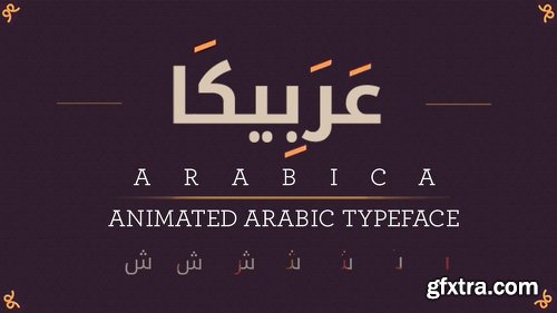 Videohive Arabica- Animated Arabic Typeface 10062361