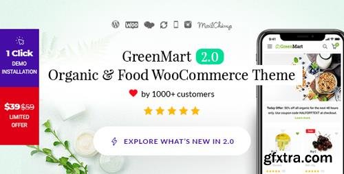 ThemeForest - GreenMart v2.0 - Organic & Food WooCommerce WordPress Theme - 20754270