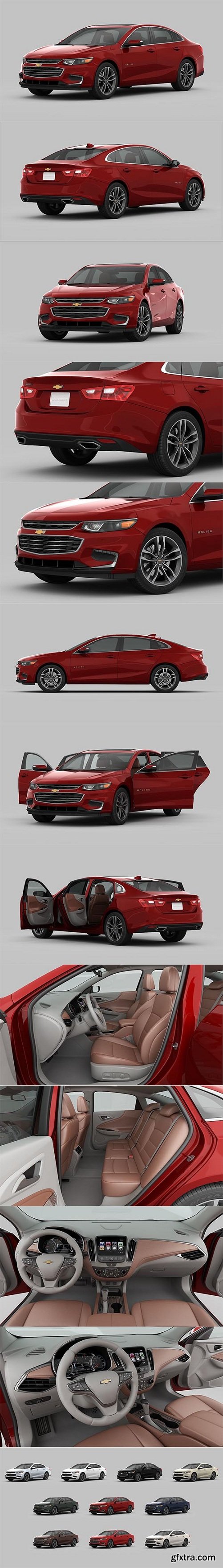 Chevrolet Malibu 2018 3D Model