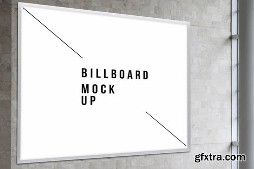 Square Billboard Mock Up