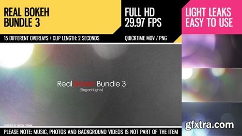 Videohive - Real Bokeh Bundle 3 (Elegant Lights) - 4635319