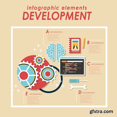 Business Infographics, Education Web Design Elements 25xEPS Business Infographics, Education Web Design Elements 25xEPS