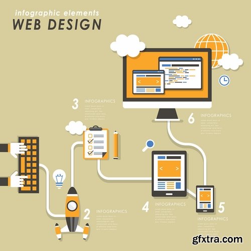 Business Infographics, Education Web Design Elements 25xEPS Business Infographics, Education Web Design Elements 25xEPS