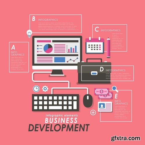 Business Infographics, Education Web Design Elements 25xEPS Business Infographics, Education Web Design Elements 25xEPS