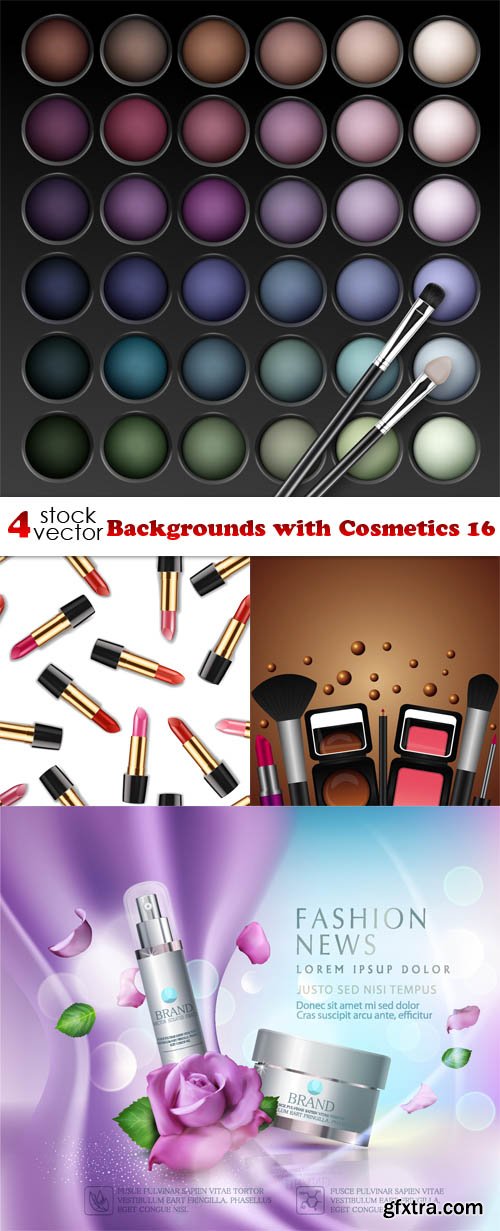 Vectors - Backgrounds with Cosmetics 16