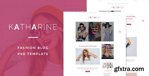 ThemeForest - Katharine : Fashio Blog PSD Template 14644954