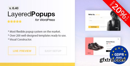 CodeCanyon - Popup Plugin for WordPress - Layered Popups v6.40 - 5978263