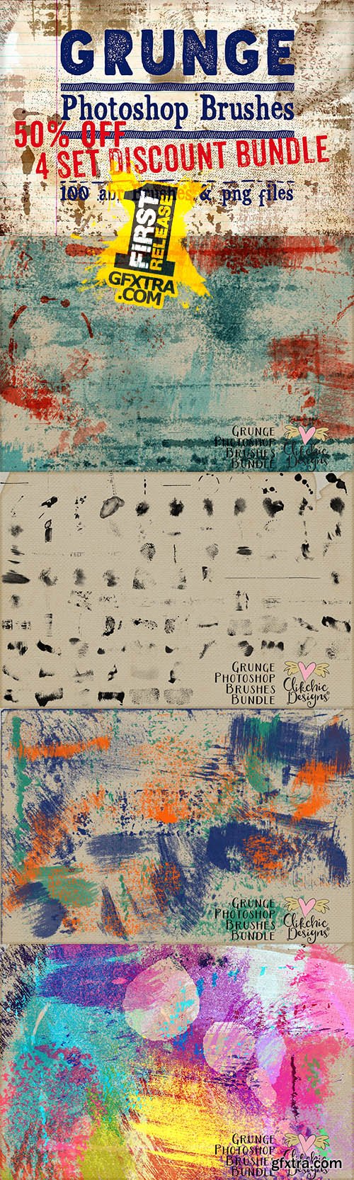 Grunge Photoshop Brushes Bundle Grunge Photoshop Brushes Bundle