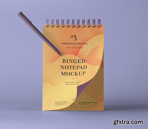 Psd Ringed Notepad Mockup Vol3 Psd Ringed Notepad Mockup Vol3