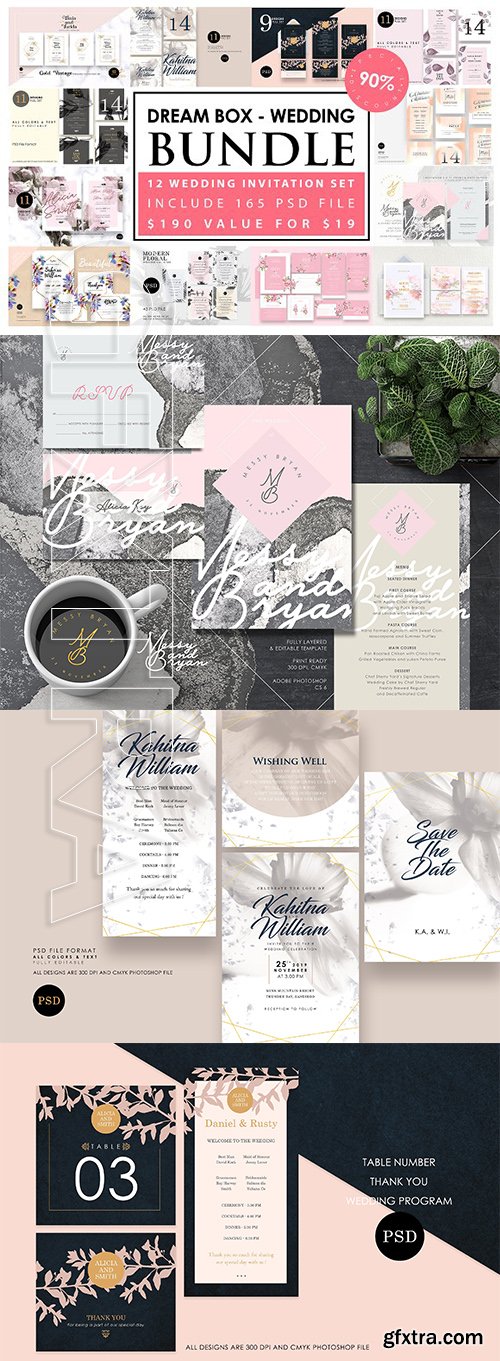CreativeMarket - Dream Box - Wedding Bundle 2739208