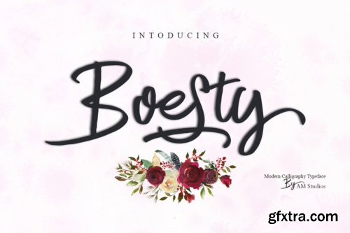 Boesty Script - 2 Fonts
