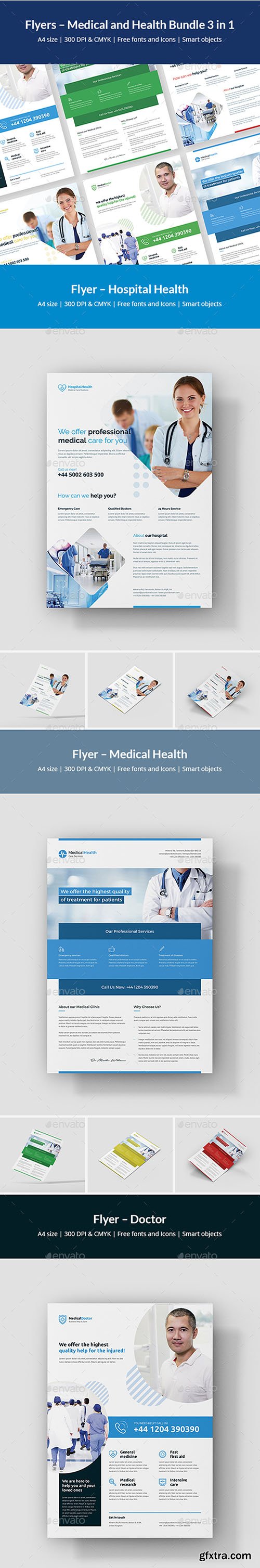 Flyer – Medical and Health Bundle 3 in 1 22196220