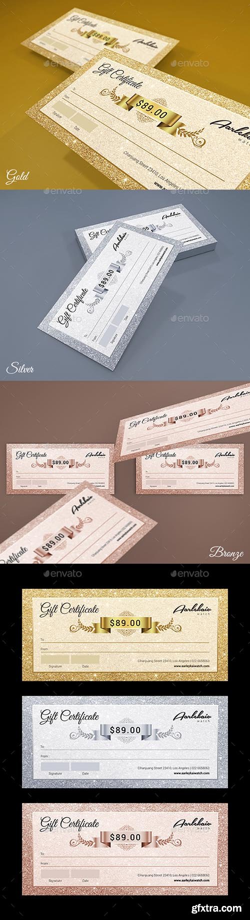 Elegant Gift Certificate 18161998