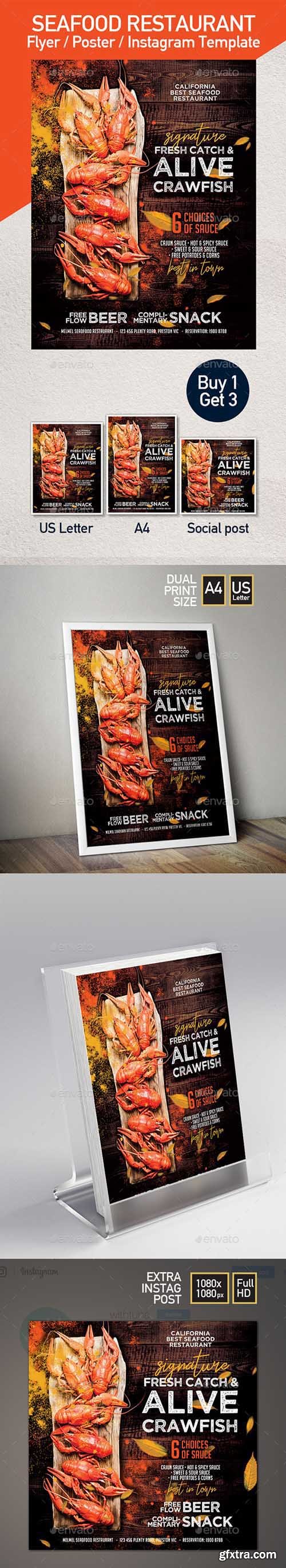 Crawfish Template for Flyer or Poster 22314489