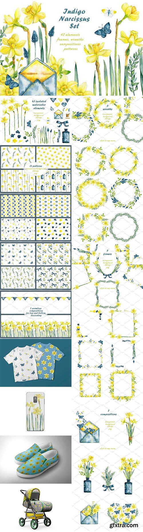 CM - Indigo narsissus set 2544321 CM - Indigo narsissus set 2544321