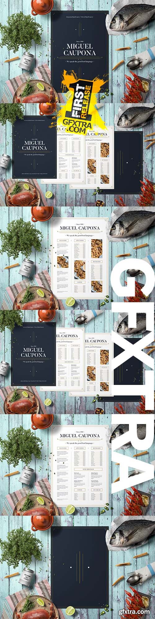 Rectangle Restaurant Menu