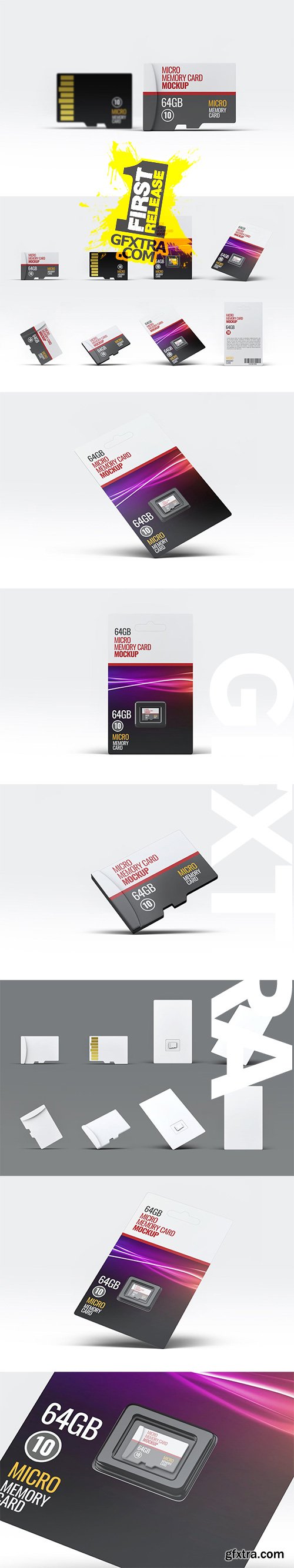 Micro Memory Card Molck-Up