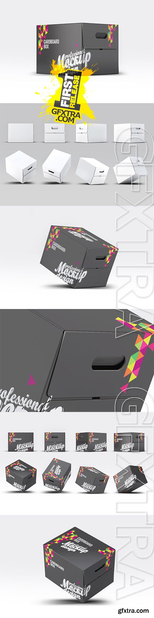 Cardboard Box Mock-Up