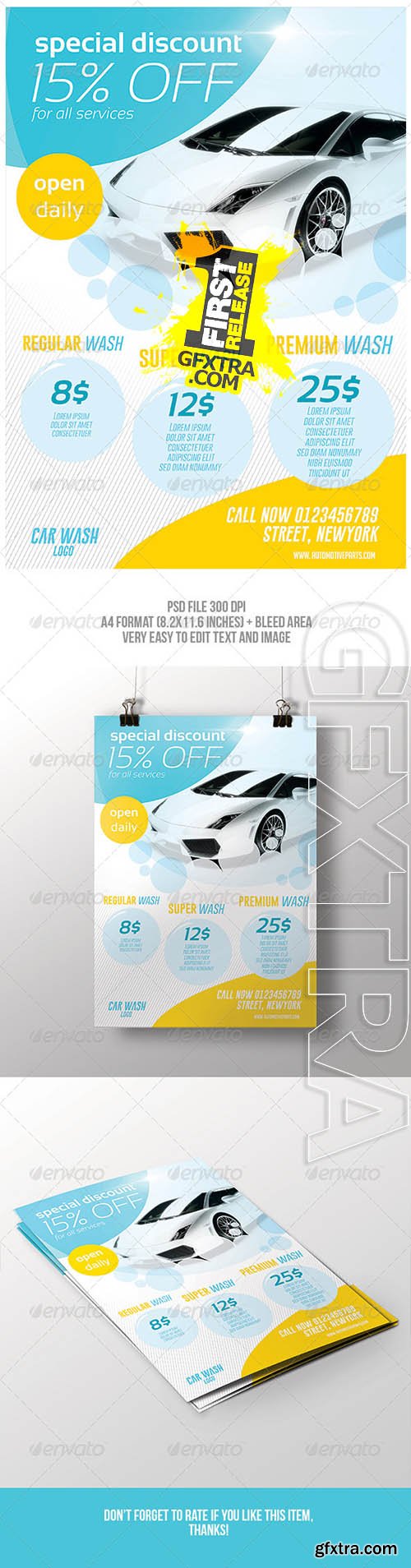 Car Wash Flyer 7158335