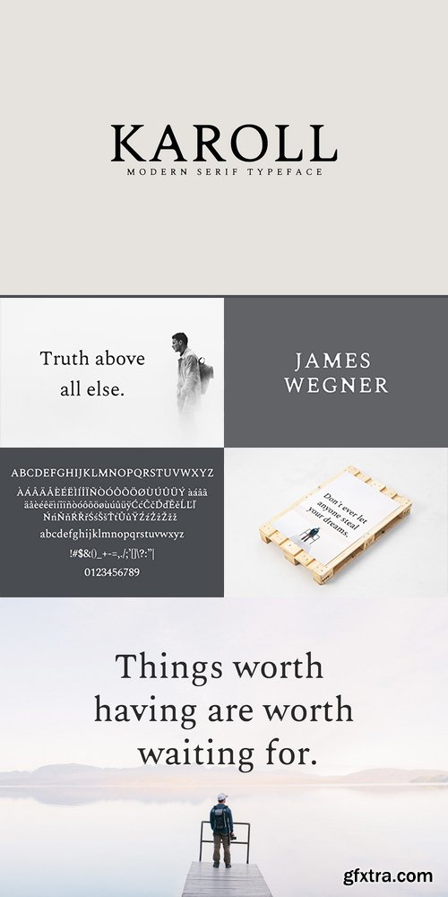 CM - Karoll Modern Serif Font Family 2767416