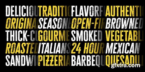 Cheddar Gothic Rough Font Family - 2 Fonts Cheddar Gothic Rough Font Family - 2 Fonts