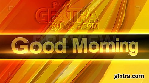 Orange Layers Good Morning Background 101564