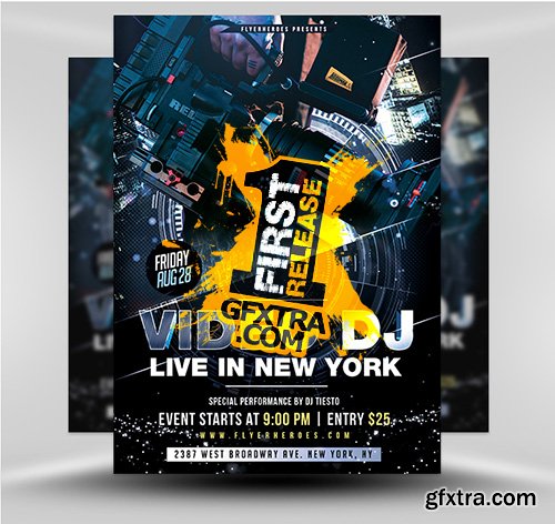 DJ Video Flyer 1 DJ Video Flyer 1